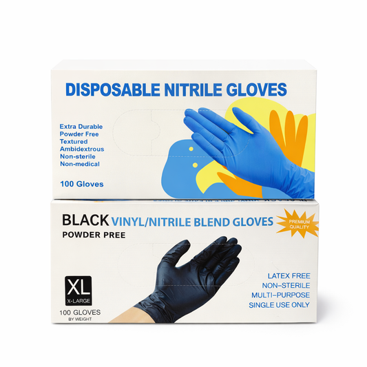 რეზინის ხელთათმანები (100ც)