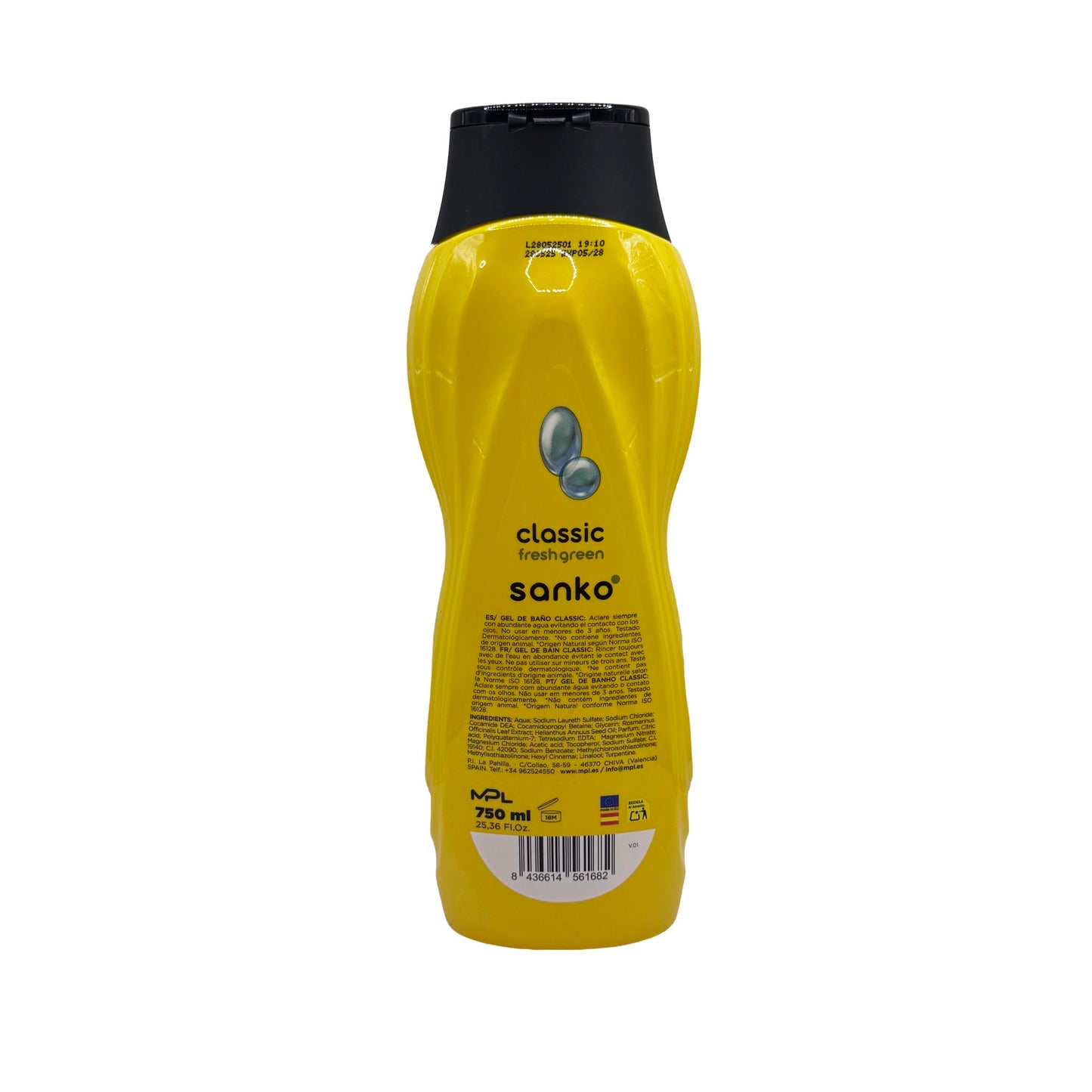 შხაპის გელი Classic Fresh Green Sanko 750ml 2