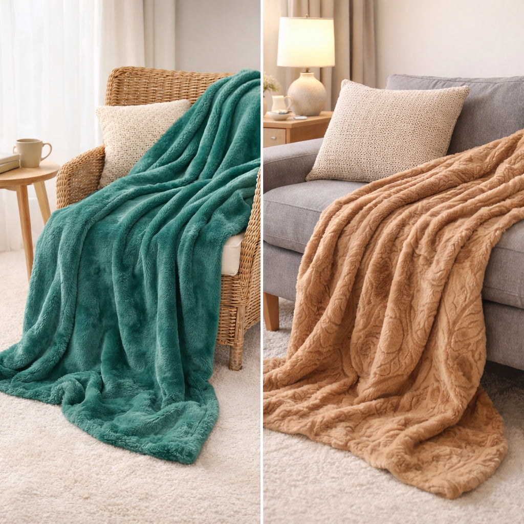 რბილი და თბილი პლედი 200 × 230 სმ – კომფორტი და სტილი