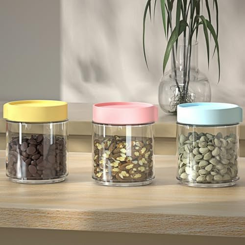 ჰერმეტული საკვების კონტეინერების ნაკრები – 3 ცალი, 400 მლ