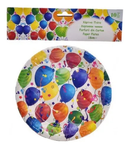 Birthday plates (disposable)