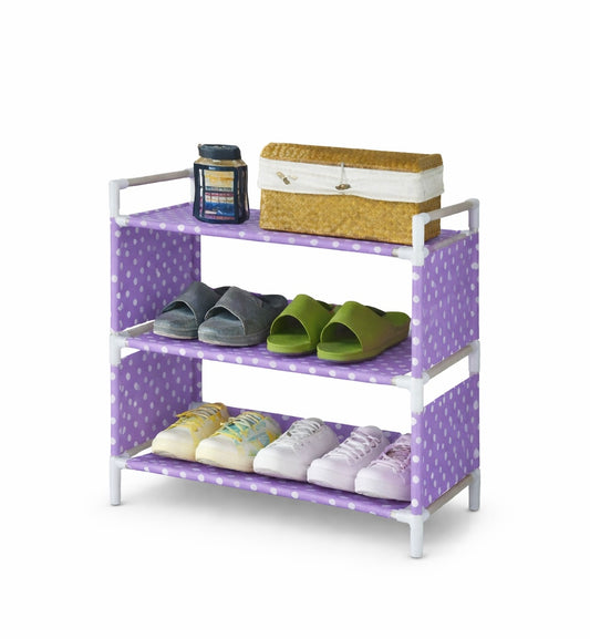 სამ სექციიანი ფეხსაცმლის თარო – კომპაქტური და პრაქტიკული შესანახად