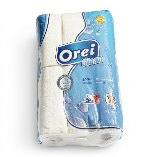 ხელსახოცი ორეი 12 ცალი (2 ფენიანი)