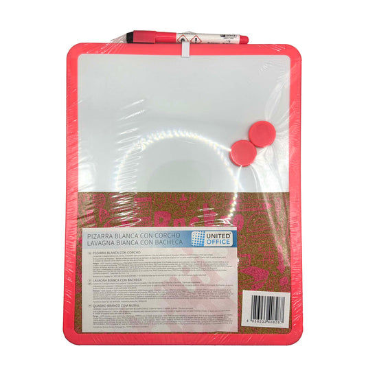 დაფა მარკერით და მაგნიტებით