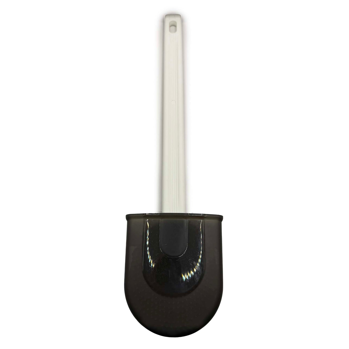 Toilet brush, with clip-on holder
