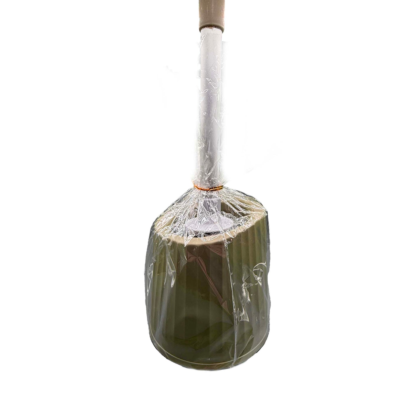 Toilet cleaning brush with reservoir