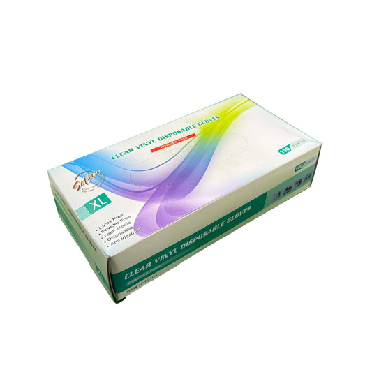 რეზინის ხელთათმანების შეკვრა (100ც) XL ზომა