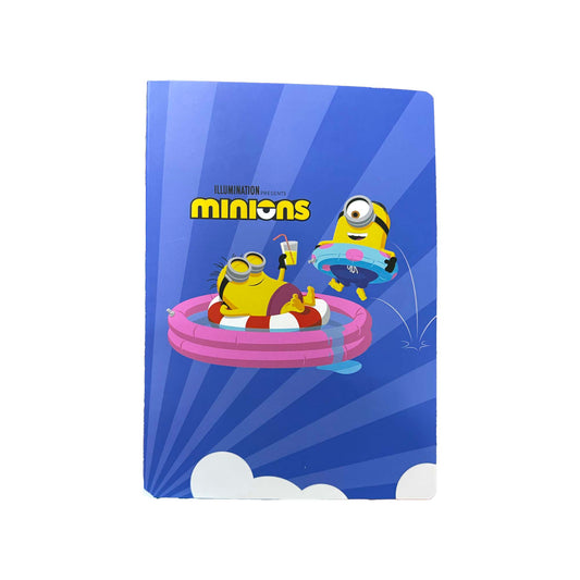 ცალხაზიანი რვეული - მინიონის ნახატით