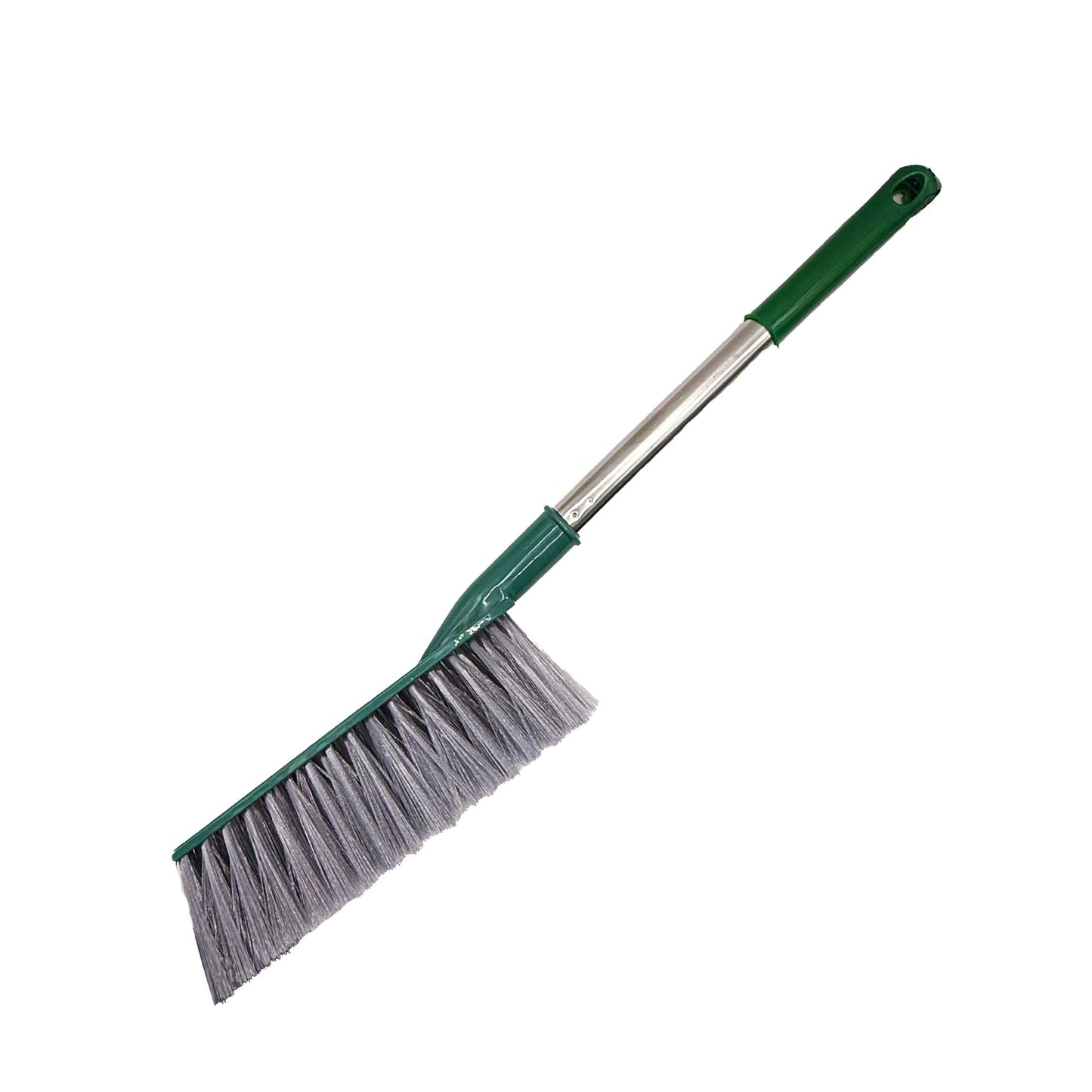 Brush with plastic handle