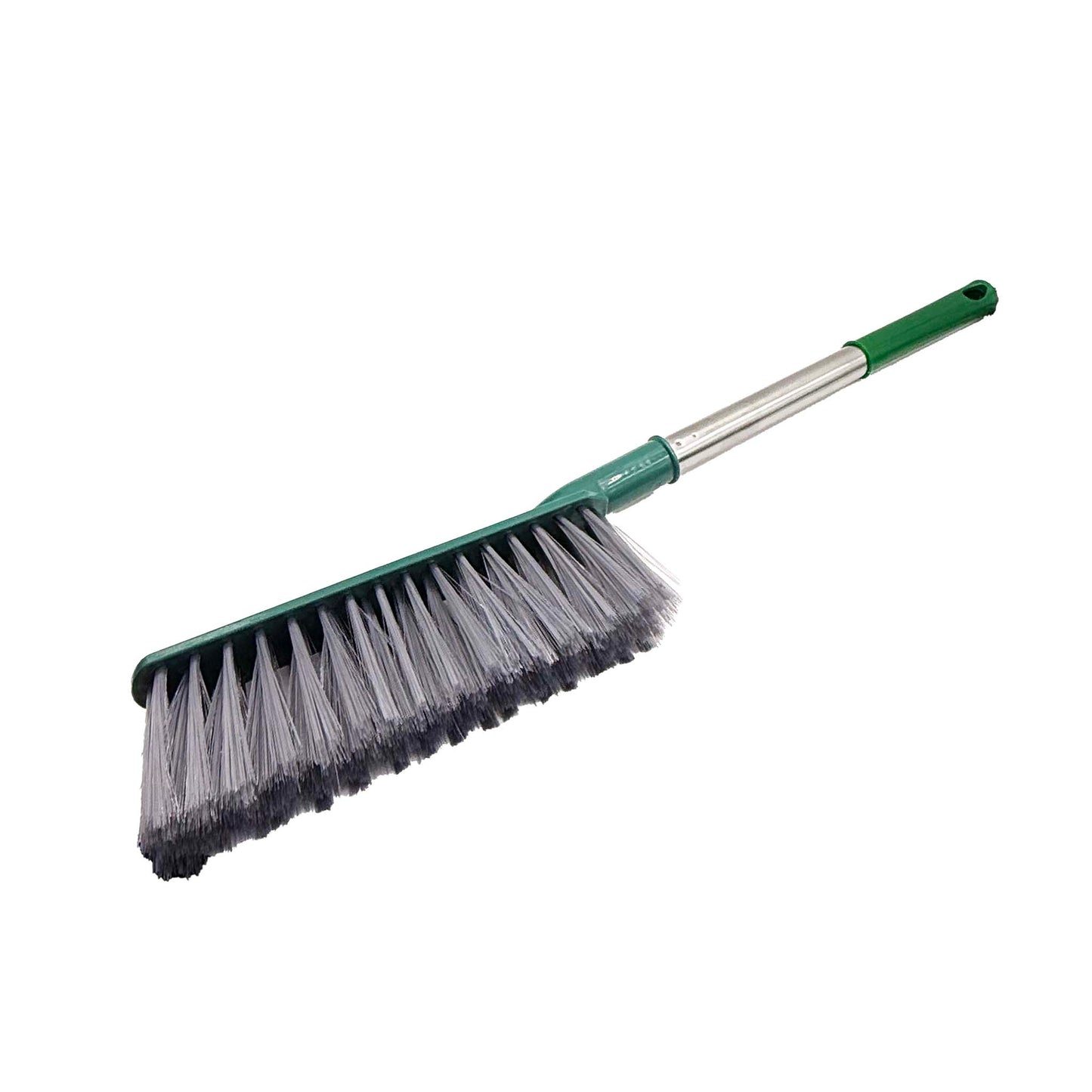 Brush with plastic handle