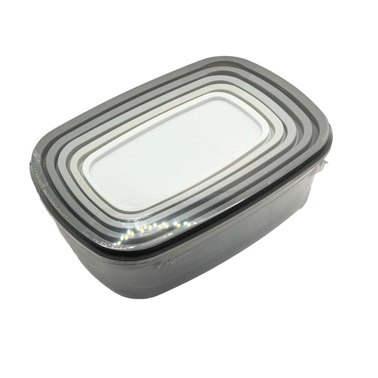 კონტეინერების ნაკრები ოთხკუთხედი (5 ცალიანი)