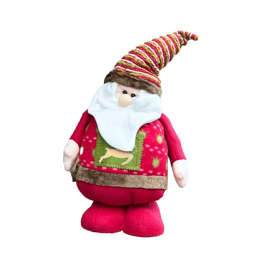 სათამაშო თოვლის ბაბუა გასაშლელი ფეხებით (78 სმ)