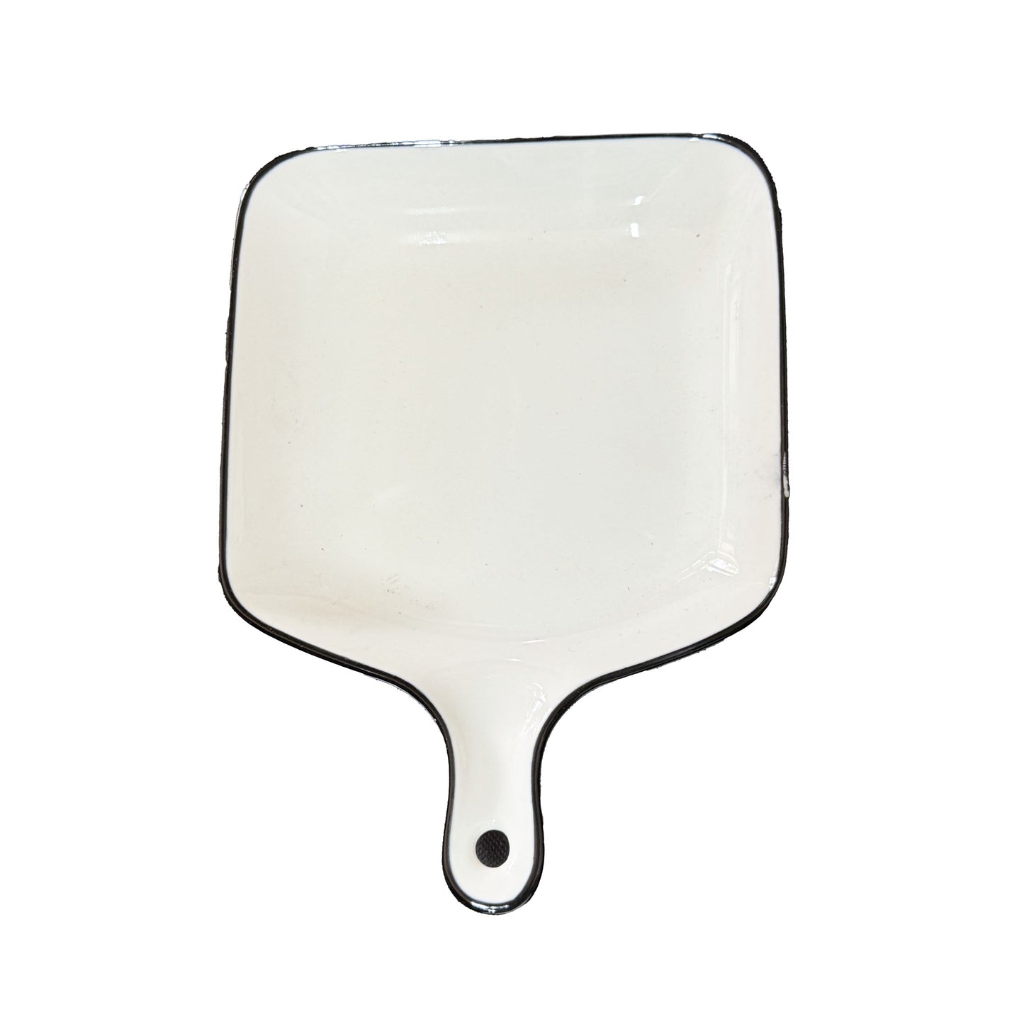 კერამიკის ლანგარი გვირილის ნახატით (ზომა 18სმx18სმ სიღრმე 3სმ) 3