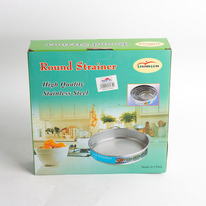 Set of 6 steel sieves