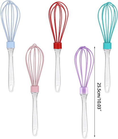Whisk with silicone handle