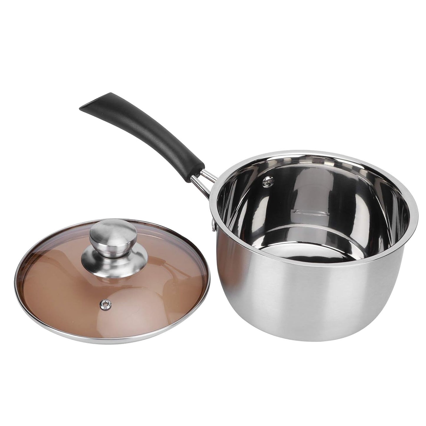 Milk and sauce pot with lid (2L)