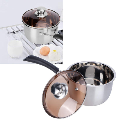 Milk and sauce pot with lid (2L)