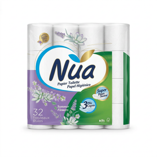 ტუალეტის ქაღალდი ნუა 32 ცალი (3 ფენიანი)