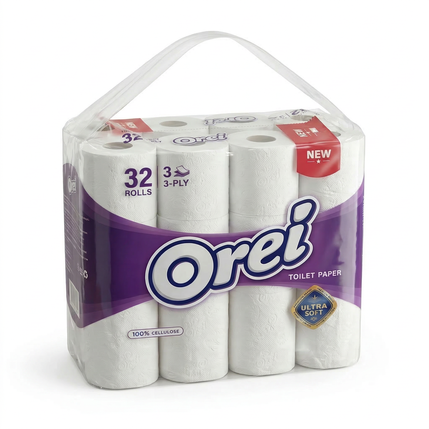 ტუალეტის ქაღალდი ორეი 32 ცალი (3 ფენიანი)