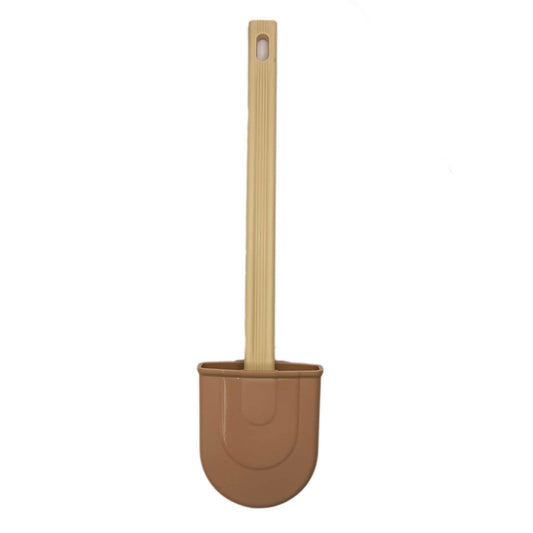 Toilet brush, with clip-on holder