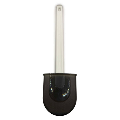 Toilet brush, with clip-on holder