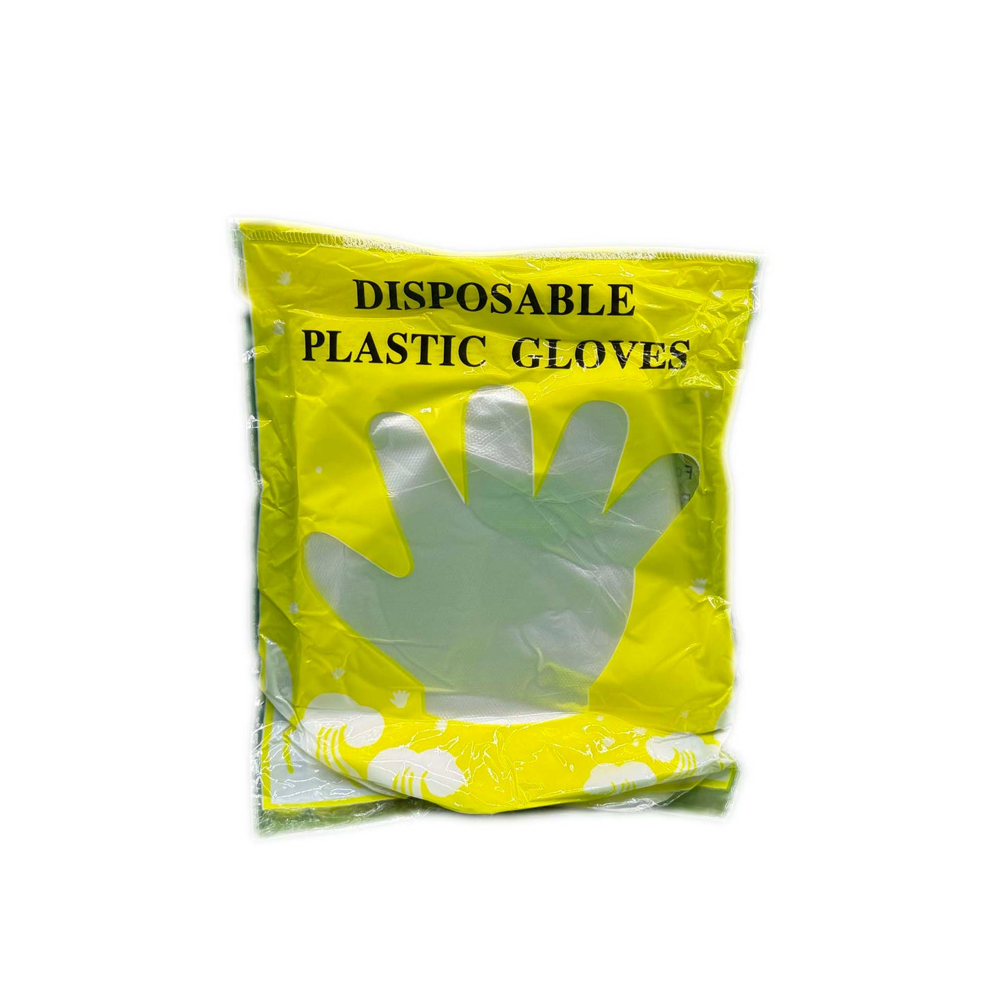 Pack of disposable cellophane gloves (100 pcs.)
