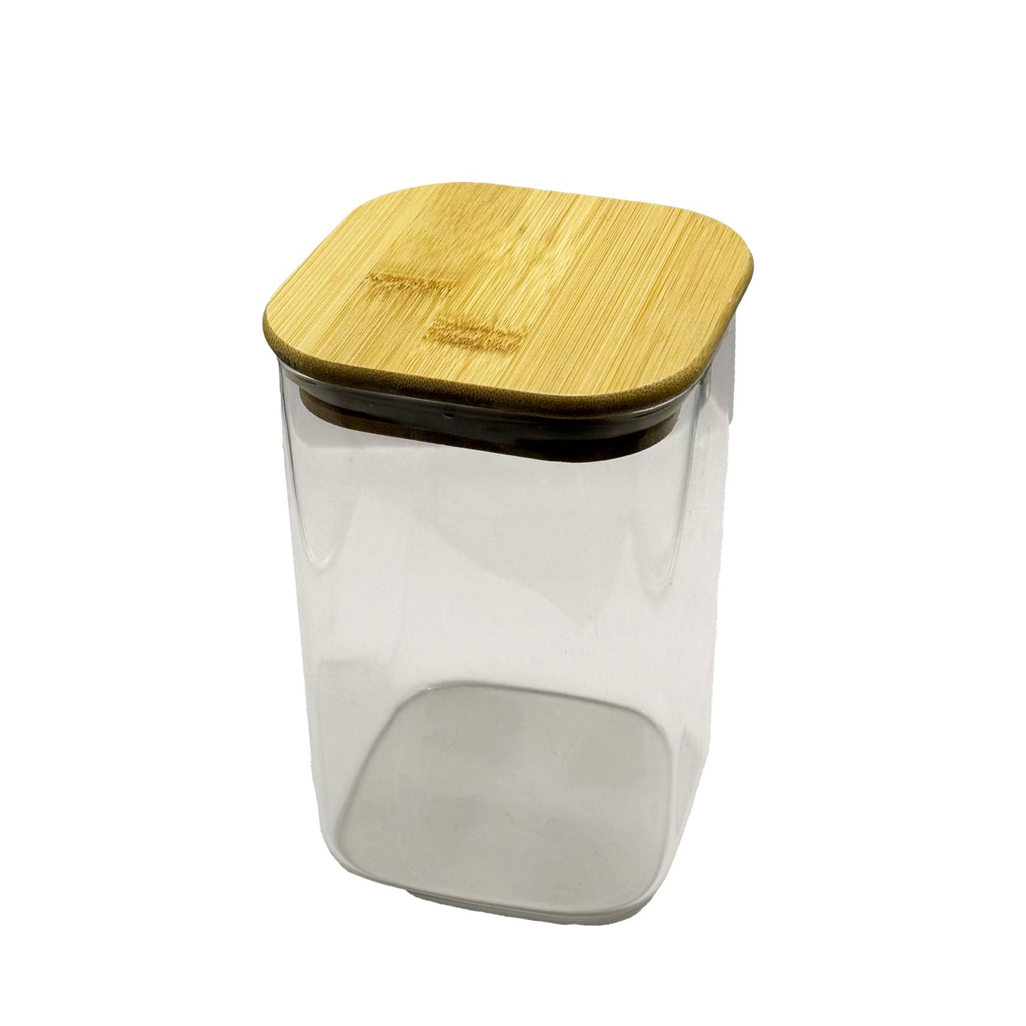 მინის ქილები (საშაქრე/სასუნელე) ბამბუკის თავსახურით