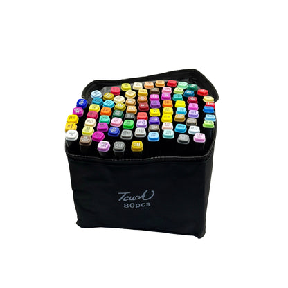 სკეთჩ-მარკერების ნაკრები (80 ფერი)