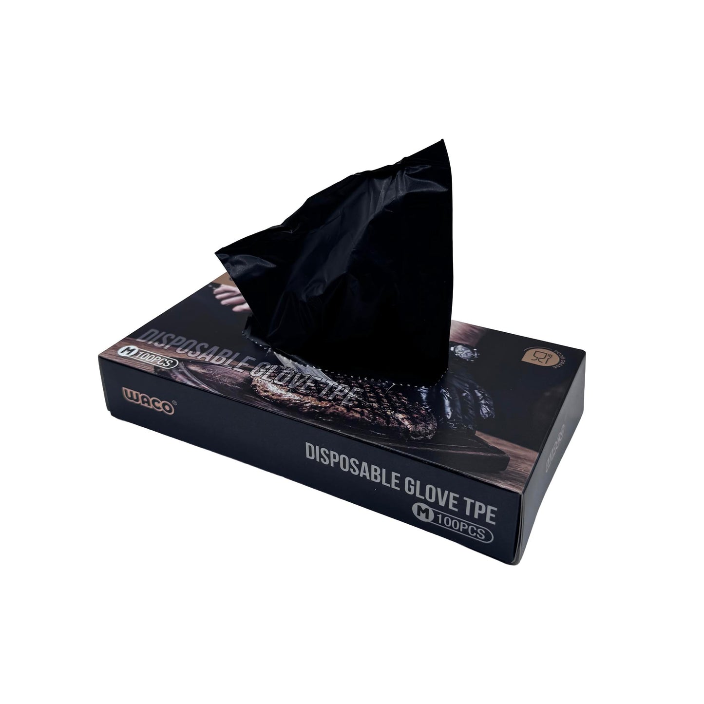 ერთჯერადი TPE ხელთათმანები, 100 ცალი