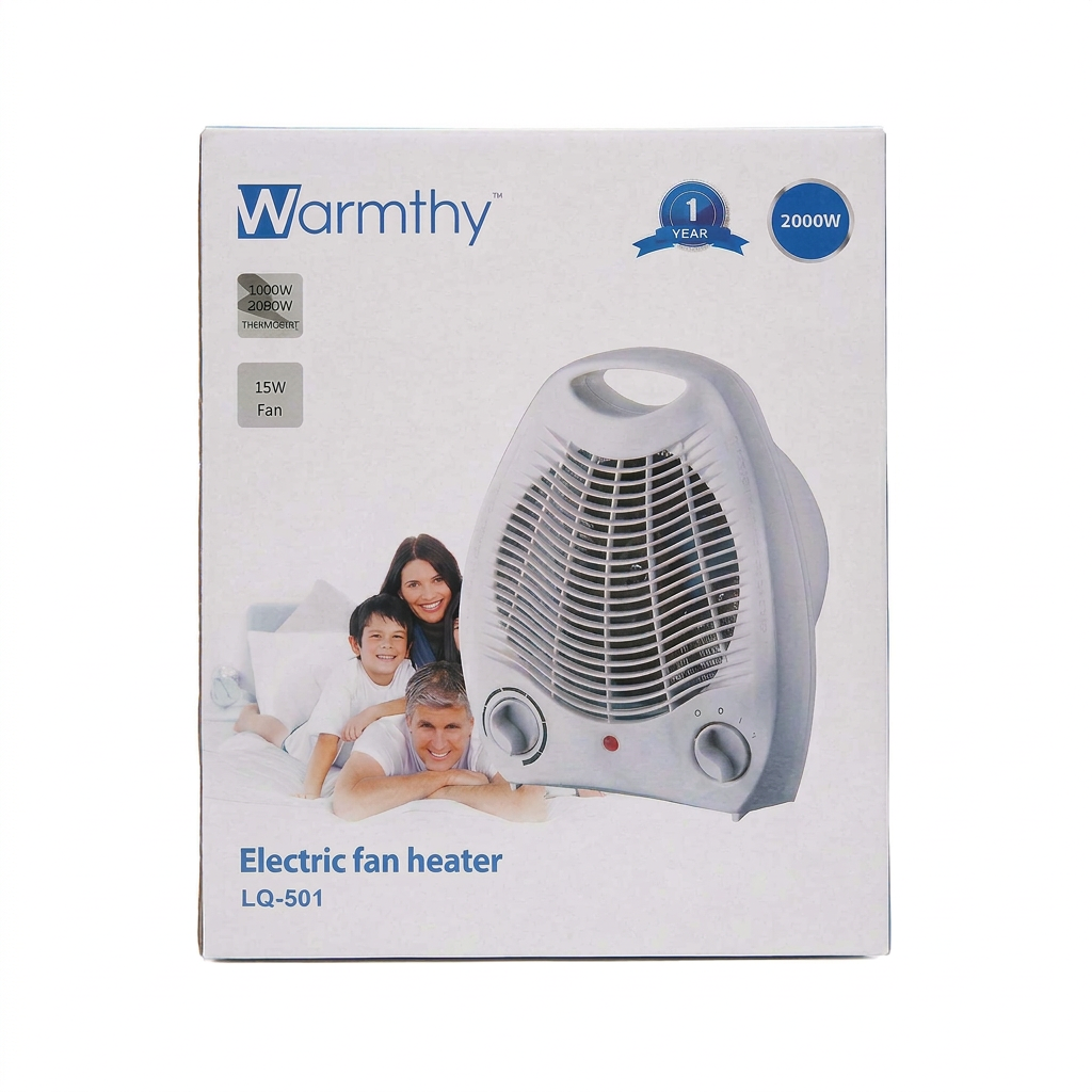 ელექტრო გამათბობელი ვენტილატორით Warmthy 2000W  (Electric Fan Heater) 2