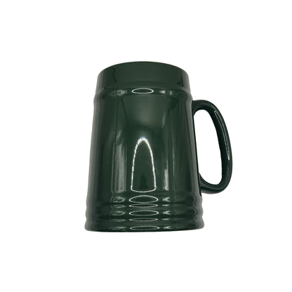 ლუდის ჭიქა (მუქი მწვანე, 500მლ, კერამიკა) 3