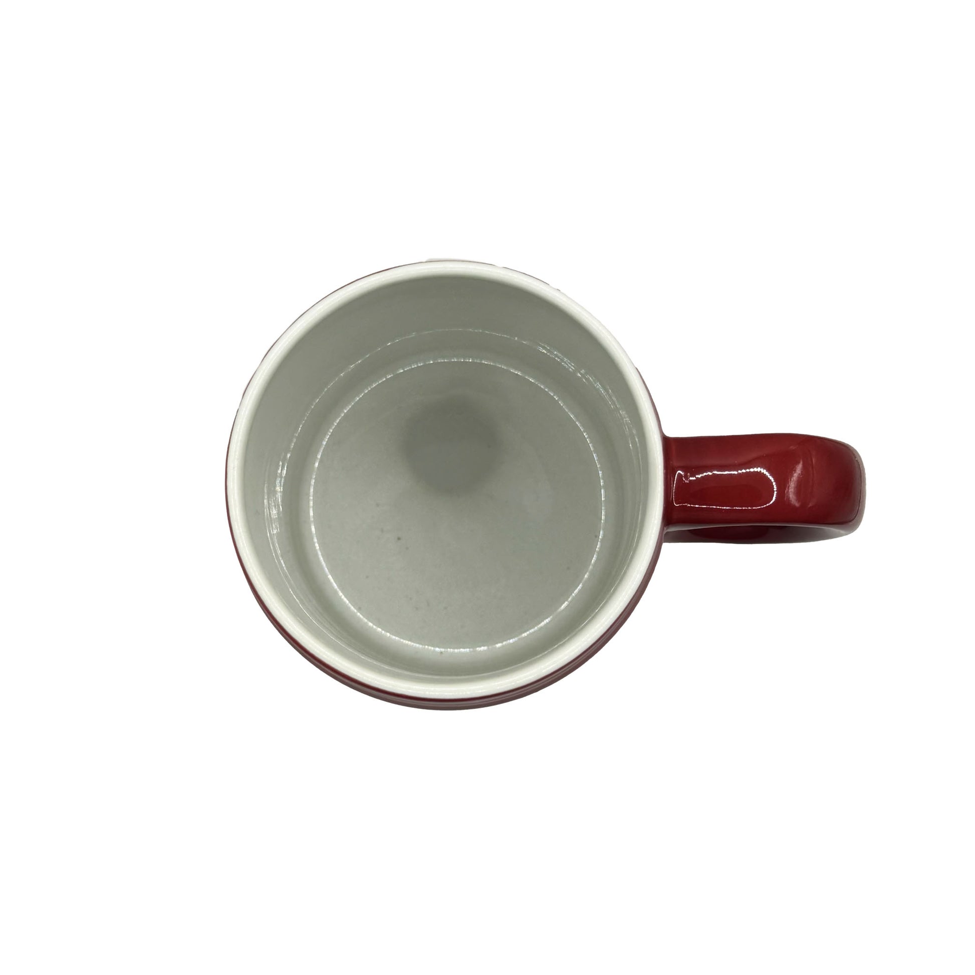 ლუდის ჭიქა (წითელი, 500მლ, კერამიკა) 2