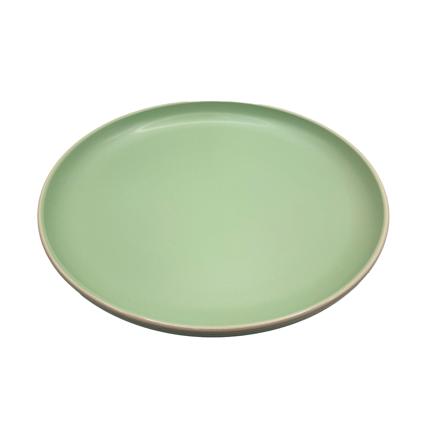 კერამიკის თეფში - ღია მწვანე