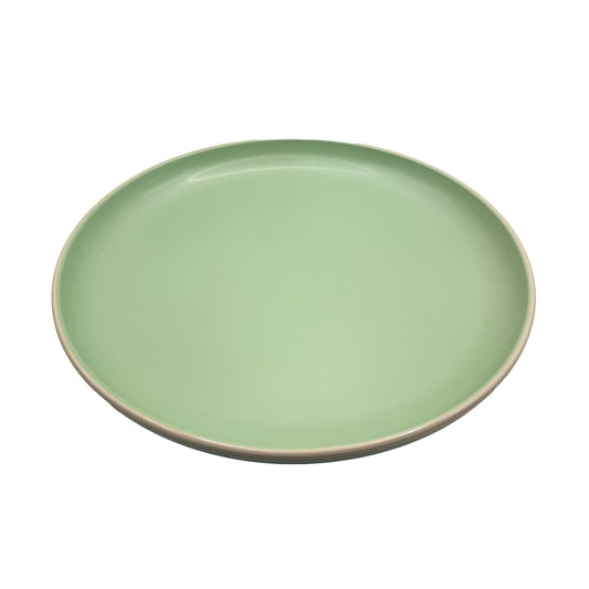 კერამიკის თეფში - ღია მწვანე