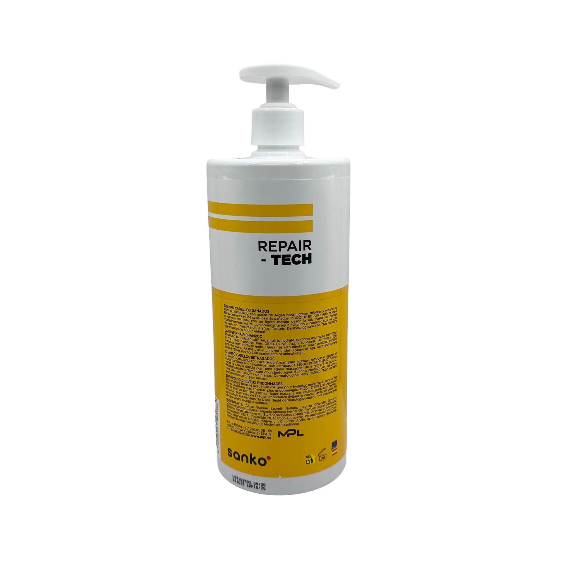 აღმდგენი შამპუნი არგანის ზეთით Sanko 1000ml 2