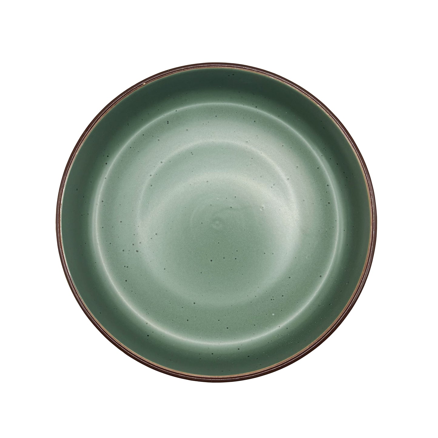 ღრმა თეფში (მუქი მწვანე,კერამიკა, დიამეტრი 18,5სმ სიღრმე 5სმ) 2