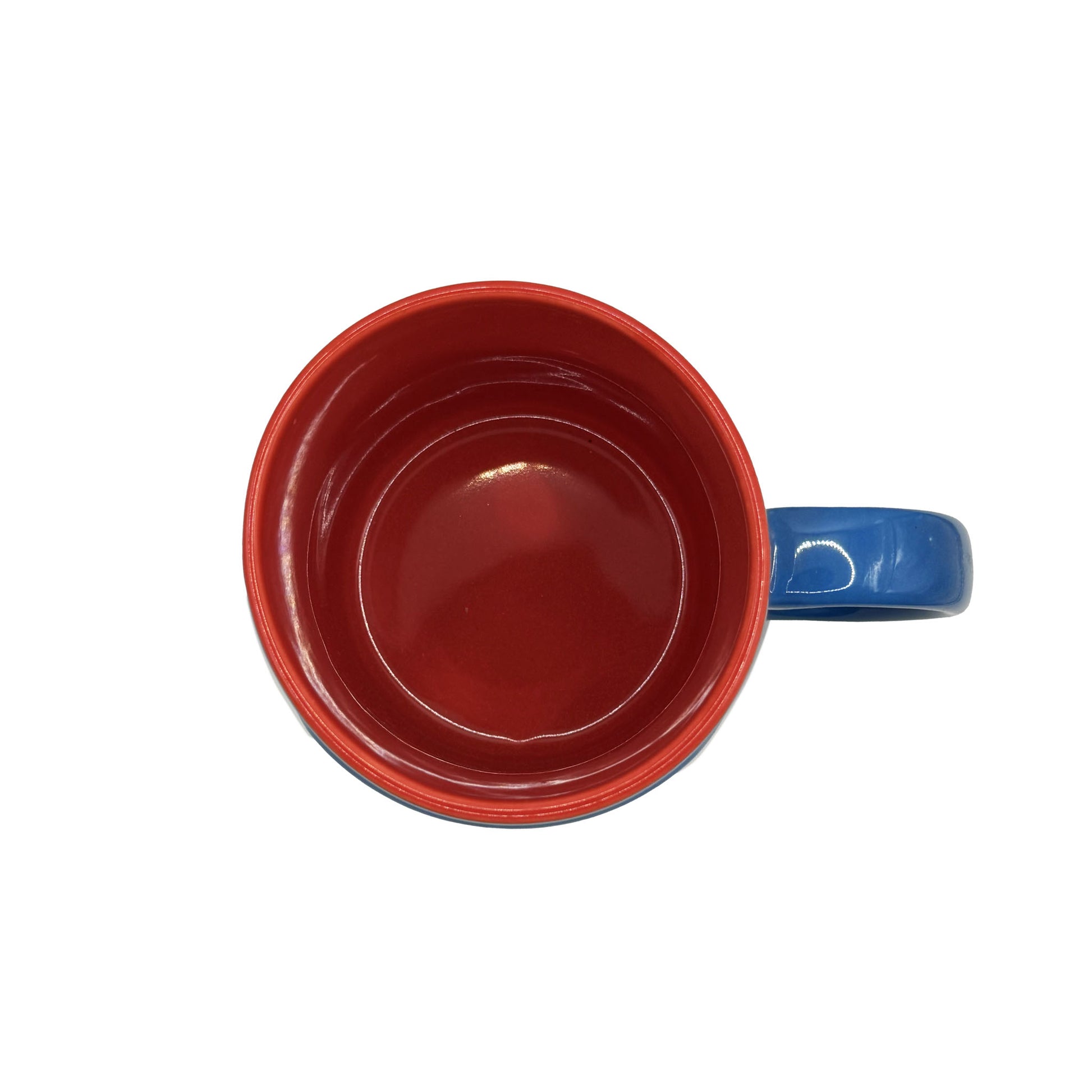 ლურჯი ჩაის ჭიქა სუპერმენის ლოგოთი (500მლ,კერამიკა) 3