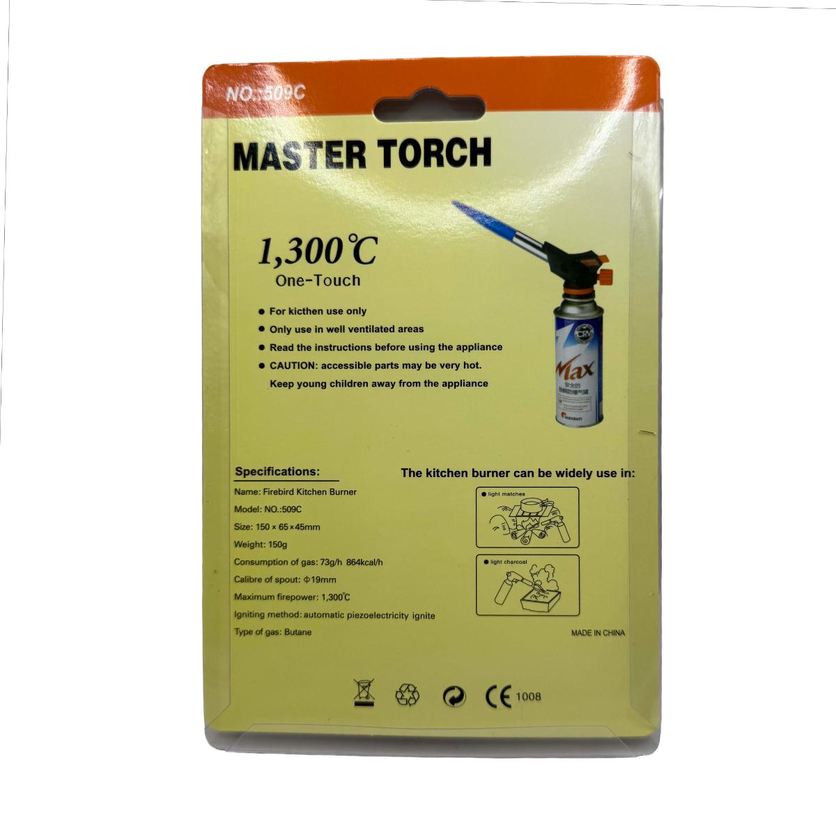 სამზარეულოს გაზის სანთებელა Master Torch 509C