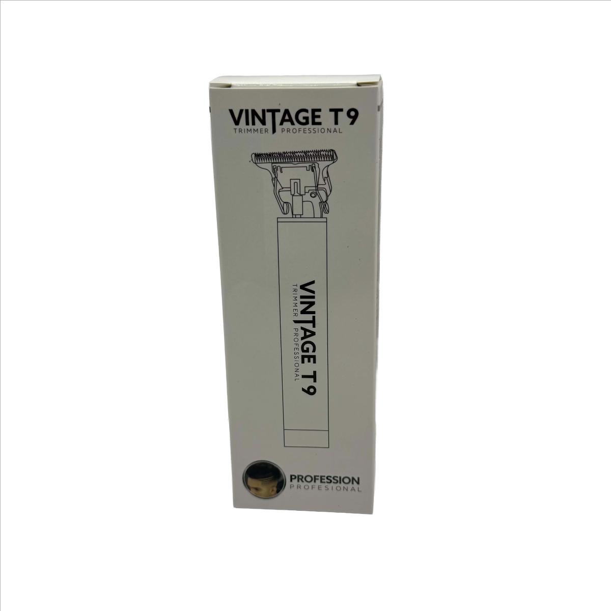 თმის საკრეჭი VINTAGE T9 შავი მეტალის